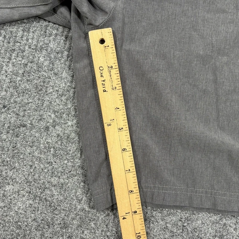 Body Glove Cargo Shorts Mens Size 36 Gray Stretch Lightweight Zip Pocket Summer